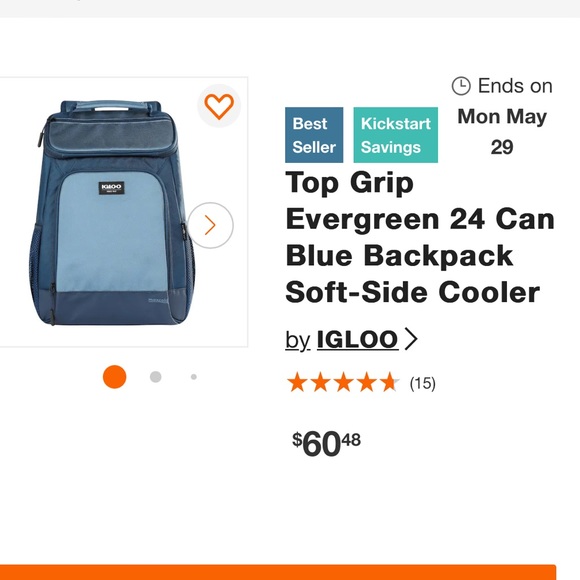 Igloo Insulated Cooler Backpack. Brand New unused! - Picture 2 of 5